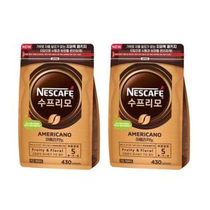 네스카페 수프리모 아메리카노 파우치 430g 2개