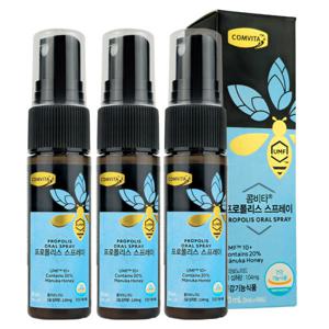 콤비타 마누카꿀 프로폴리스 스프레이 20ml x 3개 구강향균 (약 30일분)