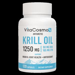 Carlyle Antarctic Krill Oil 2000mg 120정 VitaCosmoX 크릴오일 오메가3 미국제조사 직배송