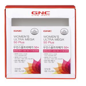 [지앤씨][GNC] 우먼스울트라메가 50 Plus 세트 (1550mg x 60정