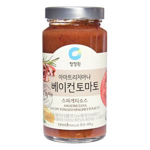 청정원 베이컨 토마토 스파게티소스600g