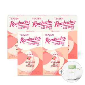 티젠 콤부차 피치 10스틱X5박스 (보틀 증정)