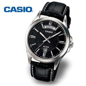 [정품] CASIO 카시오 MTP-1381L-1A 야광 남성 수능 가죽시계