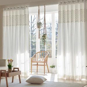 리에나 레이스 분리형 화이트 암막커튼 대형