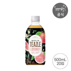 웅진식품 티즐 제로 자몽블랙티 500mL 20개