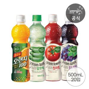 웅진식품 자연은 주스 500mL 20개