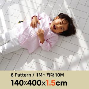 삼바텍 15T 폭140cm x 4m PVC 롤매트 층간소음방지 놀이방매트