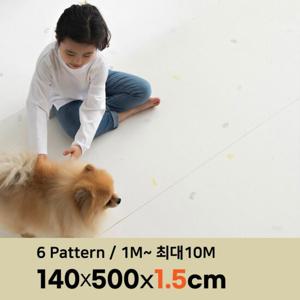 삼바텍 15T 폭140cm x 5m  PVC 롤매트 층간소음방지 놀이방매트