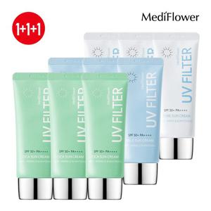 유브이 필터 선크림 50mlx3 골라담기 유기자차 무기자차 혼합자