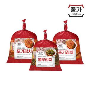 종가 종가집 포기김치 900g*2 + 열무김치 900g