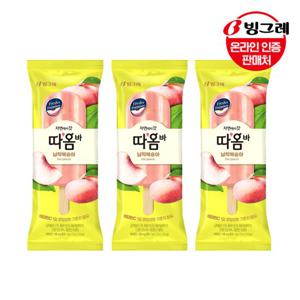 빙그레 따옴바 납작복숭아 75ml x30개입 /아이스크림