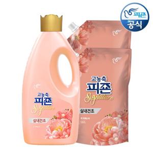 피죤 섬유유연제 시그니처 라피에스타 2L 용기+1.6L 리필 x 2개