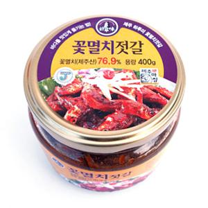 제주 하루미 원조 꽃멸치 젓갈 전통 멜젓 400g