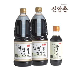 [신앙촌] 필수요리템 6호 (생명물간장 1.8L×2 국간장 500mL×1)