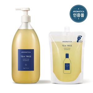 [리필구성] 아로마티카 티트리 퓨리파잉 샴푸 1000ml+리필500ml