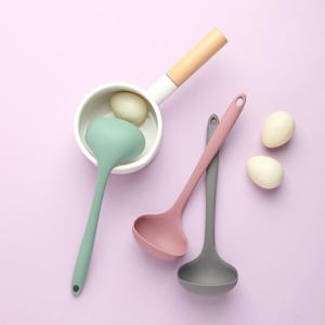 모던 실리콘 빅 조리도구 국자(3color)