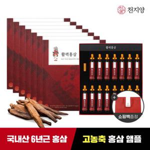 [천지양] 6년근 활력홍삼 앰플 15병*7박스 + 쇼핑백