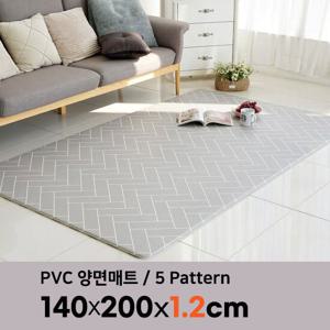 삼바텍 PVC 앙면 사각 12T 대형 140 x 200cm 놀이방매트