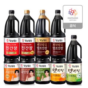 청정원 햇살담은 간장 1.7L 7종 골라담기