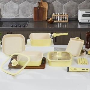 네오팟 IH 사각 멀티핸들 세라믹팬 11종세트