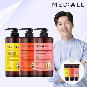 메디올 두피청정 탈모샴푸 800ml*2 (향선택)+시트 트리트먼트 본품 증정