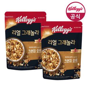 켈로그 리얼 그래놀라 크런치오트 400g x 2개