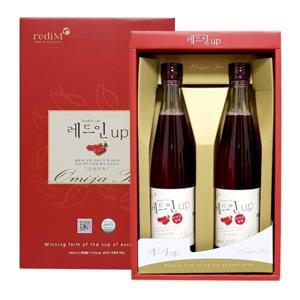 문경 레드인업 오미자청 세트 (500ml x 2병) 오미자차