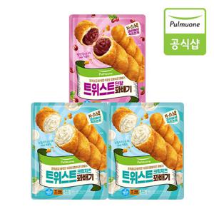 [풀무원] 트위스트꽈배기 단팥X1+크림치즈X2_총3봉