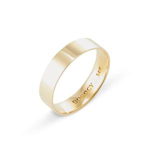 [도로시] 14k 셀럽 클래식 평반지_0.5돈