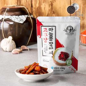 순창문옥례식품 마늘쫑 장아찌 150g 파우치