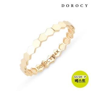 [도로시] 14k 심플 헥사 반지