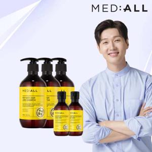 메디올 두피청정 탈모샴푸 480ml*3+100ml*2 (향선택)