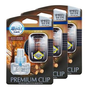 페브리즈 차량용 방향제 7ml 숲속의 콘체르토 3ea