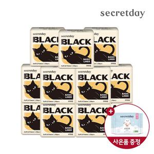 시크릿데이 블랙 일반라이너 20P 11팩+순한코튼 슬림핏 중형2P