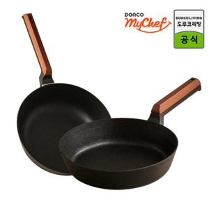 도루코 마이셰프 헤이즐 IH 2종(프라이팬 28cm + 궁중팬 28cm)