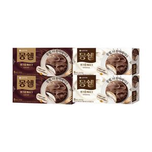 롯데 몽쉘 카카오 204g (6봉입)x2곽+크림 204g (6봉입) x2곽