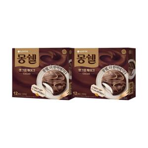 롯데 몽쉘 카카오 408g (12봉입) x2곽