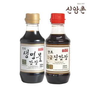 [신앙촌] 양조 생명물간장 360ml +1급 진간장 350ml