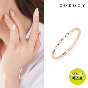 [도로시] 14k 할로우 샤인 컷팅 반지