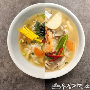 우정 맑은해물 수제비6인+칼국수6인분 외 각각12인분씩 택1