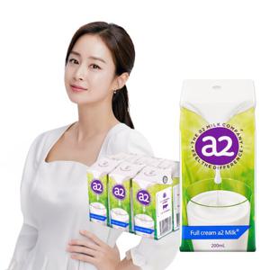 [뉴오리진] a2 단백질 밀크 김태희 초지방목 우유 200ml x 6개