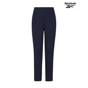 [리복]Reebok 여성 네이비 트레이닝 SH 벨루어 테이프 7/8부 레깅스 REPA1F343N2