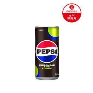 [직영] 롯데칠성 펩시콜라 제로슈거 라임향 210ml x 30캔