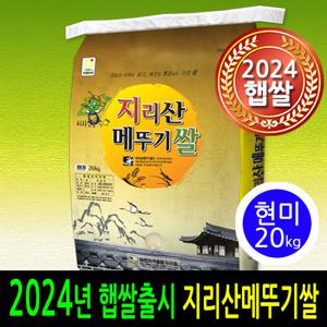 [24년햅쌀출시][더조은쌀]남원지리산메뚜기쌀 현미20kg 당일도정