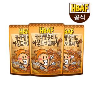 [본사직영]바프 카라멜솔티드아몬드앤프레첼 120g 3봉