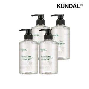 쿤달 리얼 알로에 베라 워터풀 모이스처 수딩젤 500ml x4개