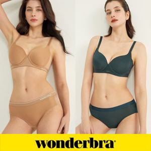 [Wonderbra] 원더브라 풀커버리지 플러스 브라팬티 4종세트