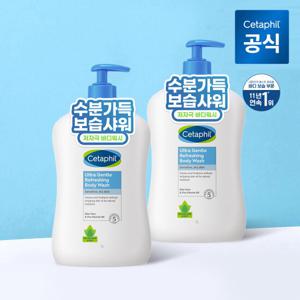 [공식]세타필 젠틀 수분 바디워시 리프레싱(산뜻한향) 1L 2개