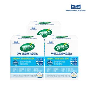 셀렉스 면역 프로바이오틱스 유산균&아연 3병 (250mg X 30캡슐)