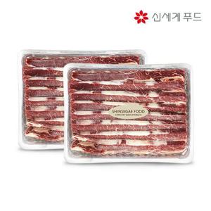 신세계푸드 LA갈비 꽃갈비 총2kg (1kg 2팩)